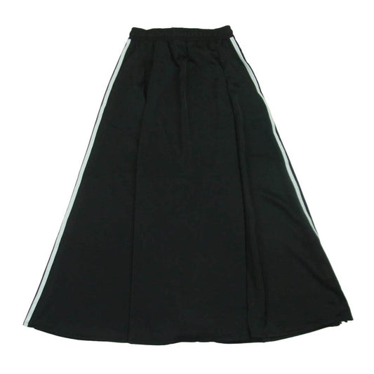 adidas アディダス FL0039 Originals オリジナルス LONG SATIN SKIRT ロング サテン スカート ブラック系 S【極上美品】【中古】