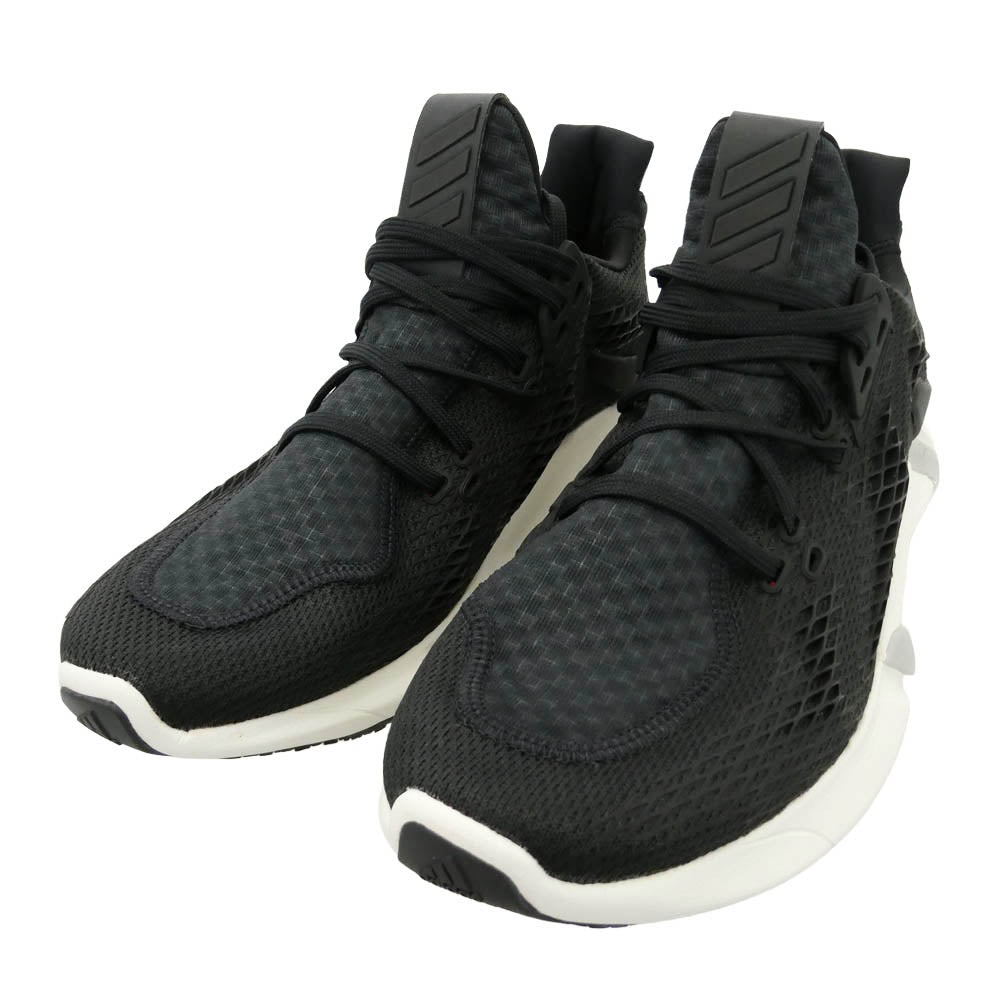adidas アディダス EG1399 EDGE XT ランニングシューズ ローカットスニーカー ブラック系 ホワイト系 25cm【極上美品】【中古】