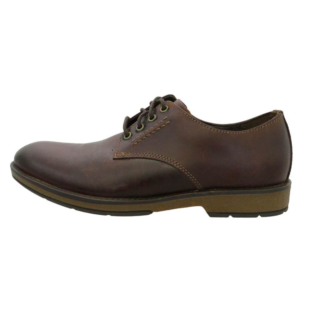 Clarks クラークス 61045559 HINMAN PLAIN MAHOGANY LEATHER ヒンマン プレーン マホガニー レザー ビジネス ドレス シューズ ダークブラウン系 UK6 1/2【中古】