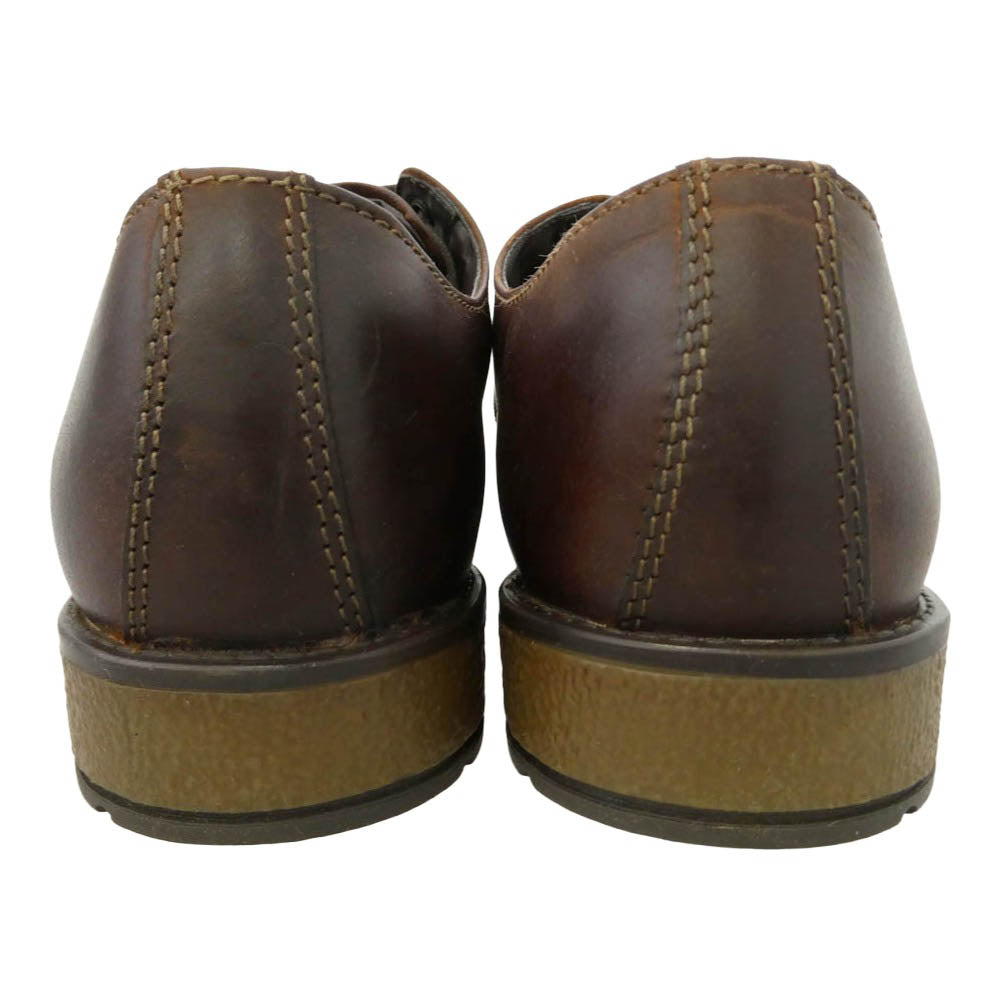 Clarks クラークス 61045559 HINMAN PLAIN MAHOGANY LEATHER ヒンマン プレーン マホガニー レザー ビジネス ドレス シューズ ダークブラウン系 UK6 1/2【中古】