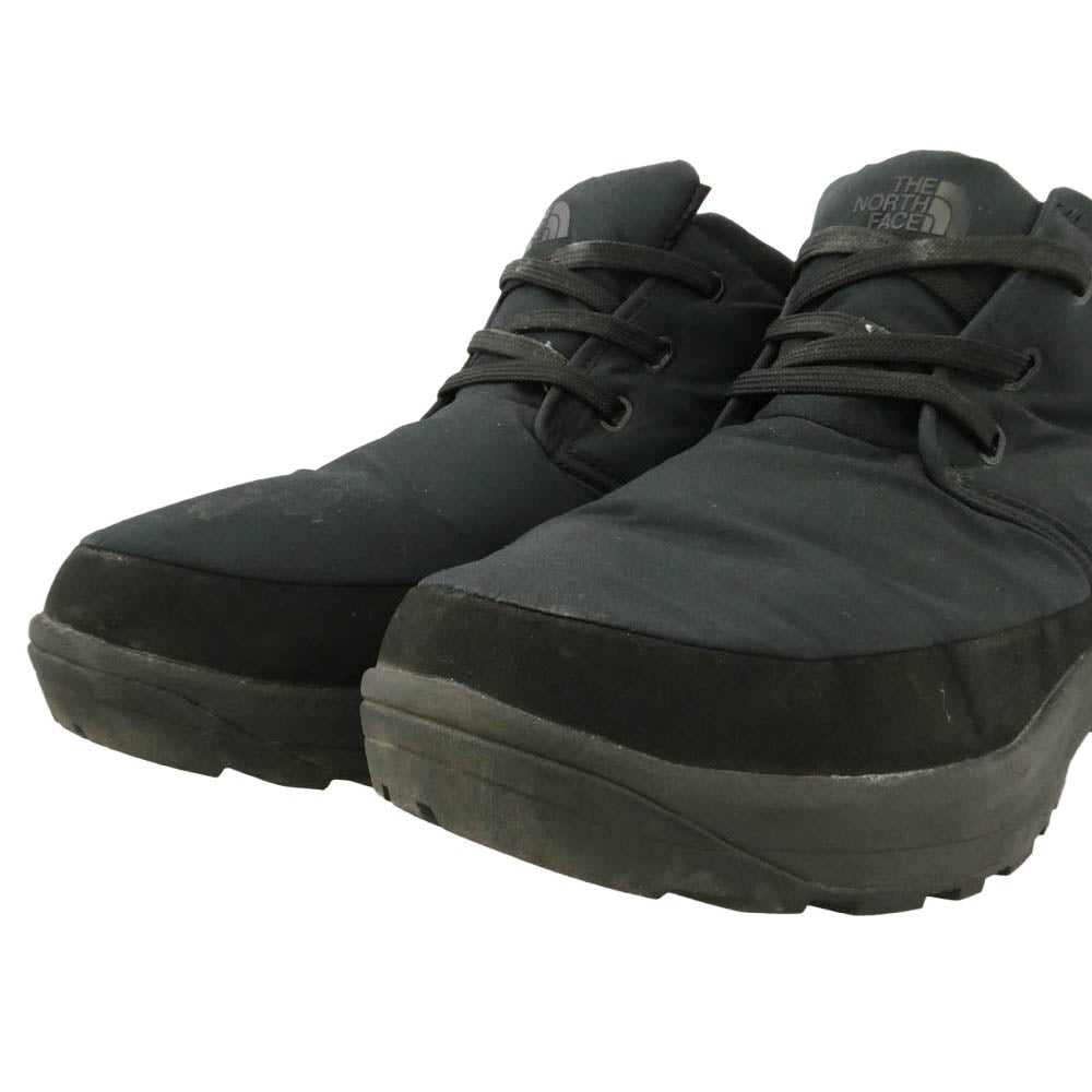 THE NORTH FACE ノースフェイス NF52276 HUMPBACK WP CHUKKA TNF ハンプバック ウォータープルーフ チャッカ ショート ブーツ ブラック系 26cm【中古】
