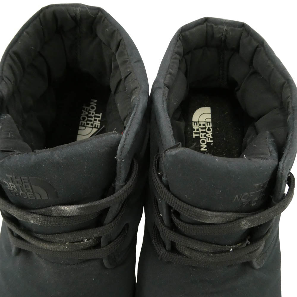 THE NORTH FACE ノースフェイス NF52276 HUMPBACK WP CHUKKA TNF ハンプバック ウォータープルーフ チャッカ ショート ブーツ ブラック系 26cm【中古】
