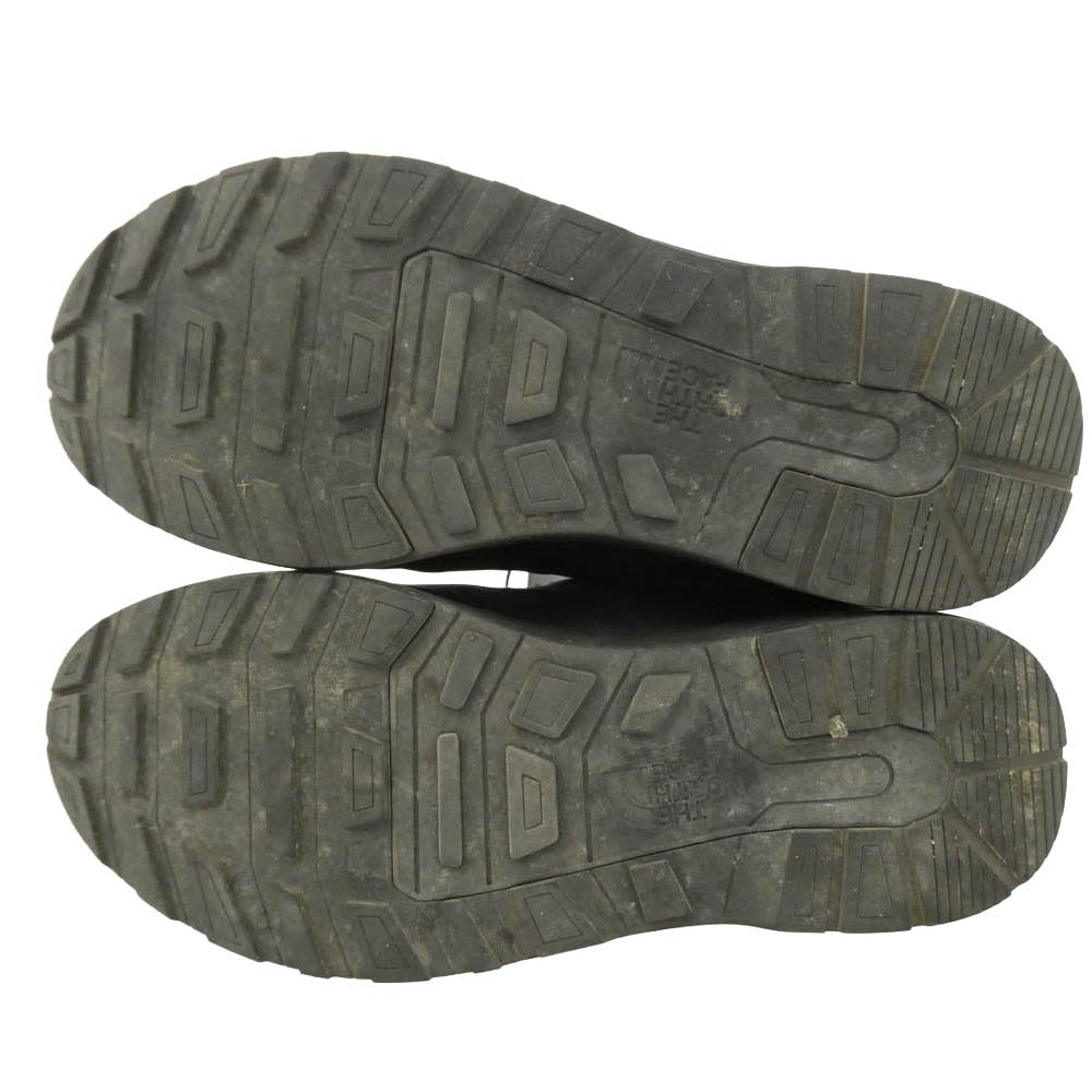 THE NORTH FACE ノースフェイス NF52276 HUMPBACK WP CHUKKA TNF ハンプバック ウォータープルーフ チャッカ ショート ブーツ ブラック系 26cm【中古】