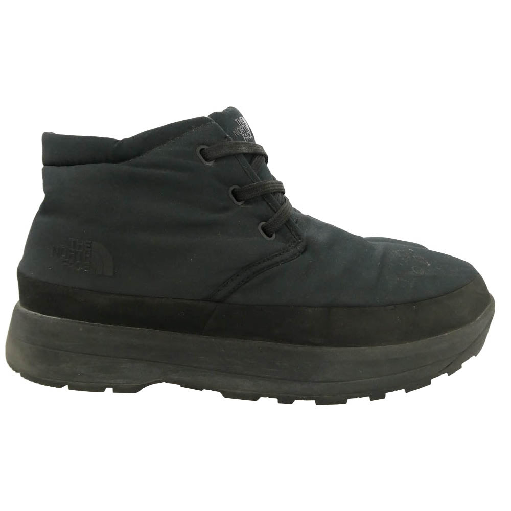 THE NORTH FACE ノースフェイス NF52276 HUMPBACK WP CHUKKA TNF ハンプバック ウォータープルーフ チャッカ ショート ブーツ ブラック系 26cm【中古】