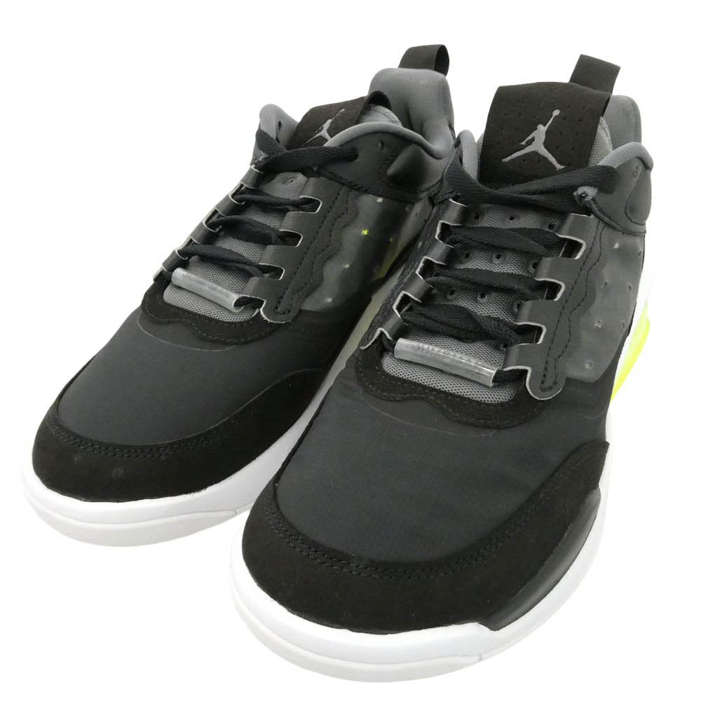 NIKE ナイキ CD6105-007 JUMPMAN Jordan Air Max 200 ジャンプマン ジョーダン エアマックス200 バスケットボール シューズ ローカットスニーカー ブラック系 ホワイト系 25.5cm【中古】