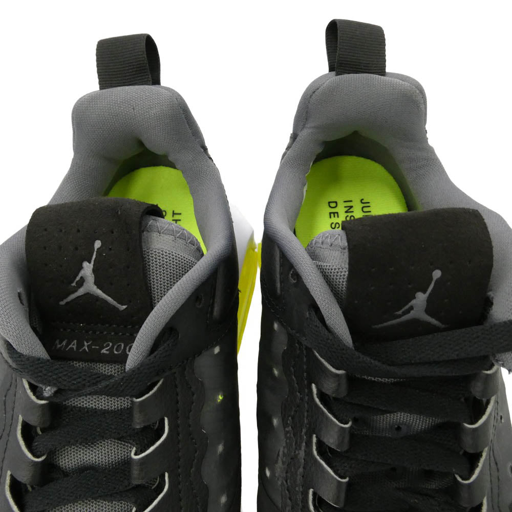 NIKE ナイキ CD6105-007 JUMPMAN Jordan Air Max 200 ジャンプマン ジョーダン エアマックス200 バスケットボール シューズ ローカットスニーカー ブラック系 ホワイト系 25.5cm【中古】