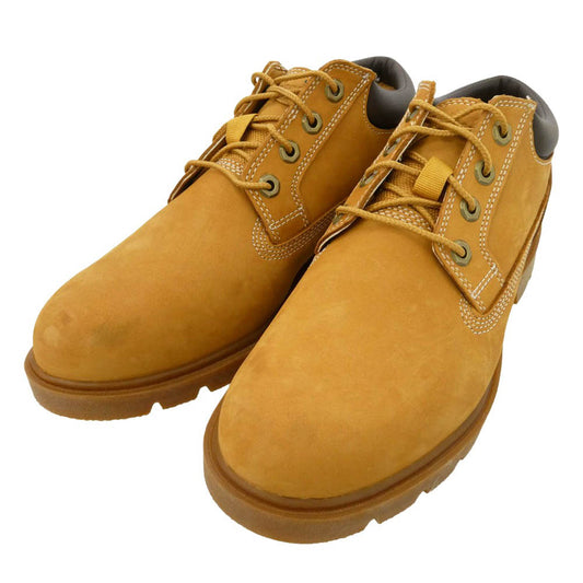 Timberland ティンバーランド A1P3L YOUTH BASIC OX Shoes ユース ベーシック オックス シューズ スエード ローカット ブーツ ライトブラウン系 25.5cm【中古】