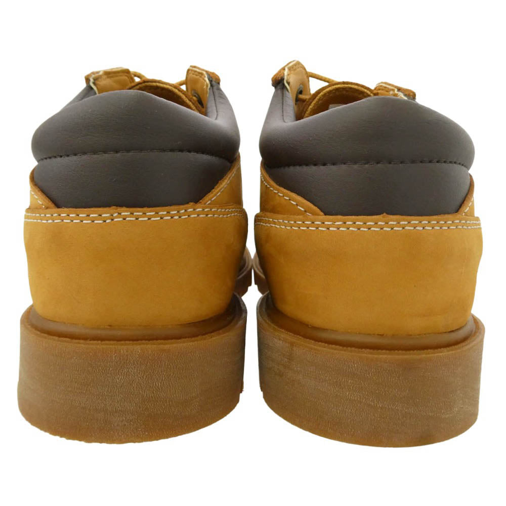 Timberland ティンバーランド A1P3L YOUTH BASIC OX Shoes ユース ベーシック オックス シューズ スエード ローカット ブーツ ライトブラウン系 25.5cm【中古】