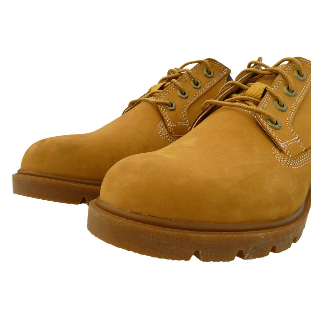Timberland ティンバーランド A1P3L YOUTH BASIC OX Shoes ユース ベーシック オックス シューズ スエード ローカット ブーツ ライトブラウン系 25.5cm【中古】