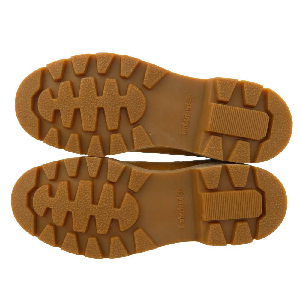 Timberland ティンバーランド A1P3L YOUTH BASIC OX Shoes ユース ベーシック オックス シューズ スエード ローカット ブーツ ライトブラウン系 25.5cm【中古】