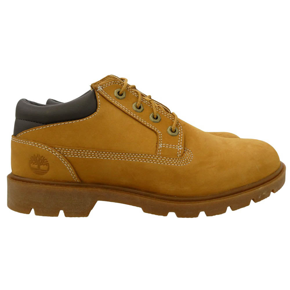Timberland ティンバーランド A1P3L YOUTH BASIC OX Shoes ユース ベーシック オックス シューズ スエード ローカット ブーツ ライトブラウン系 25.5cm【中古】