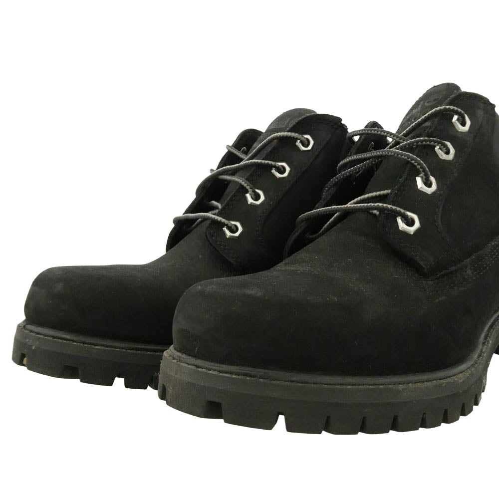 Timberland ティンバーランド 73537 CLASSIC OX クラシックオックスフォード スエード レザー ショートブーツ ブラック系 25cm【中古】
