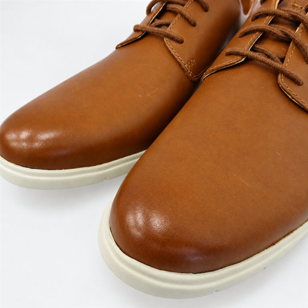 Clarks クラークス 61092156 Vennor Walk ベナー ウォーク レザー シューズ ブラウン系 UK7【極上美品】【中古】