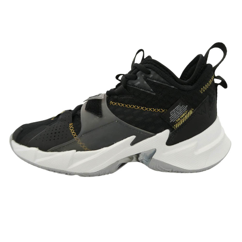 NIKE ナイキ CD3002-001 JORDAN WHY NOT ZER0 3 PF ジョーダン ワイノット ゼロ 3 PF バスケットボールシューズ ローカットスニーカー ブラック系 ホワイト系 25cm【極上美品】【中古】