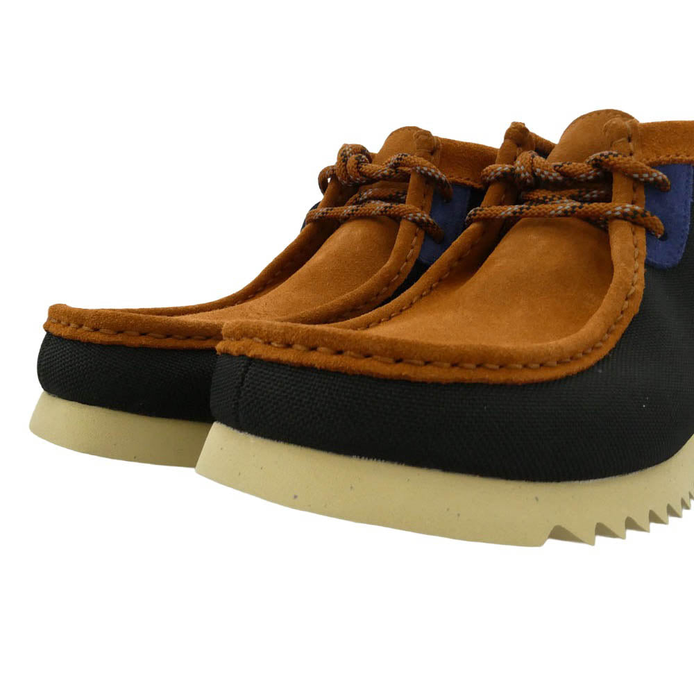 Clarks クラークス 775J Wallabee2 FTRE ワラビー 2 フューチャー スエード レザー ショート ブーツ ブラウン マルチカラー系 UK7【新古品】【未使用】【中古】