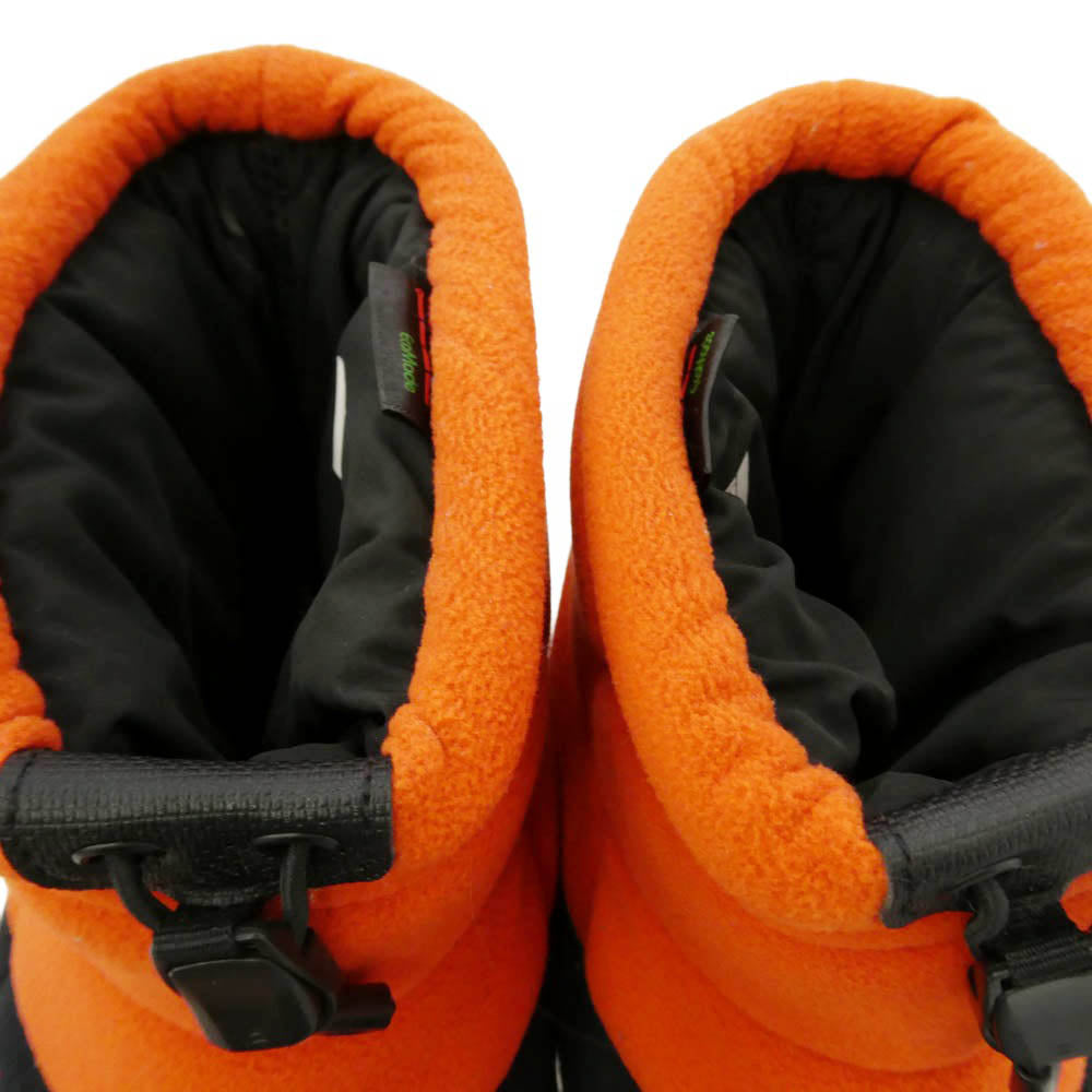 THE NORTH FACE ノースフェイス NF52473 Nuptse Bootie Short POLARTEC ヌプシ ブーティ ショート ポーラテック ボア ブーツ オレンジ系 ブラック系 26cm【中古】