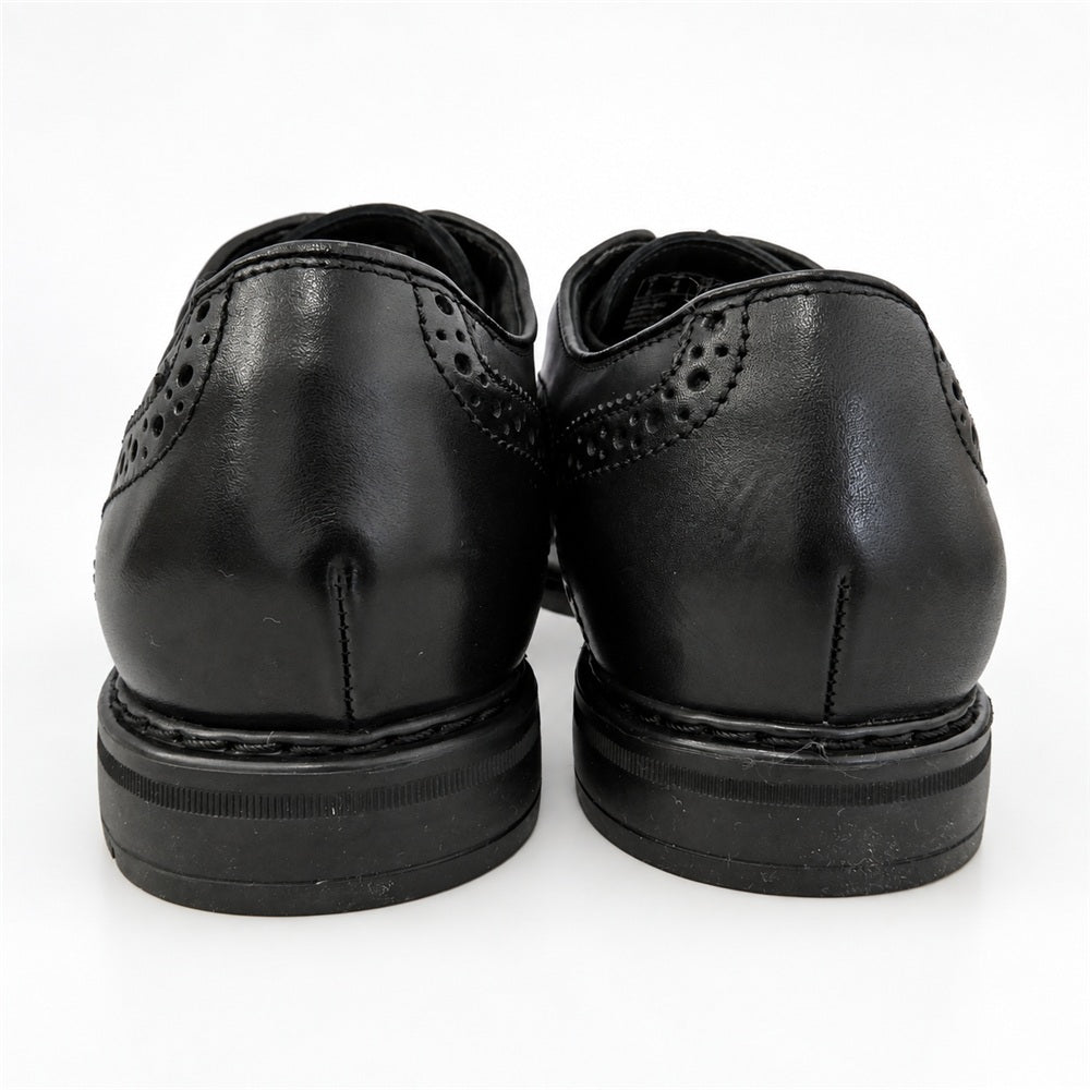 Clarks クラークス 901E Banbury Limit バンバリーリミット メダリオン ウィングチップ レザービジネス シューズ ブラック系 UK7【極上美品】【中古】