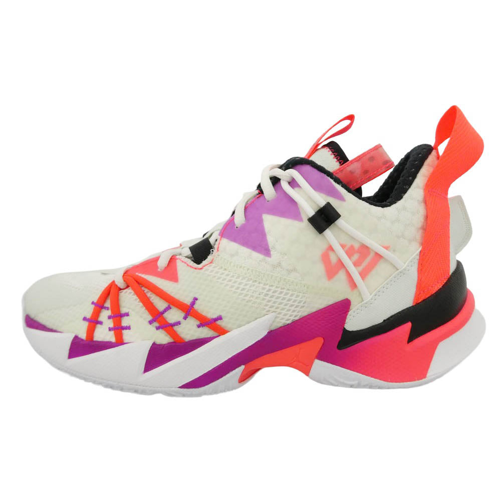 NIKE ナイキ CK6612-101 JORDAN WHY NOT ZERO 3 SE PF ジョーダン ホワイノット ゼロ バスケットボール シューズ ミッドカット スニーカー マルチカラー系 25.5cm【極上美品】【中古】