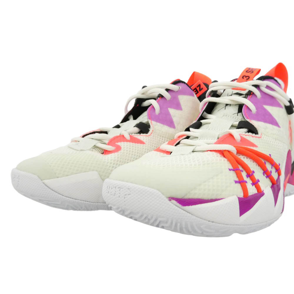 NIKE ナイキ CK6612-101 JORDAN WHY NOT ZERO 3 SE PF ジョーダン ホワイノット ゼロ バスケットボール シューズ ミッドカット スニーカー マルチカラー系 25.5cm【極上美品】【中古】