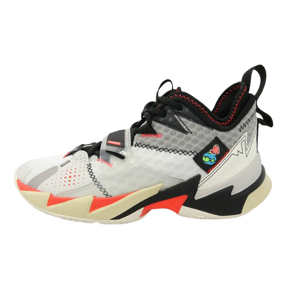 NIKE ナイキ CD3002-101 JORDAN WHY NOT ZERO 3 PF ジョーダン ホワイノット ゼロ バスケットボール シューズ ミッドカット スニーカー マルチカラー系 25.5cm【極上美品】【中古】