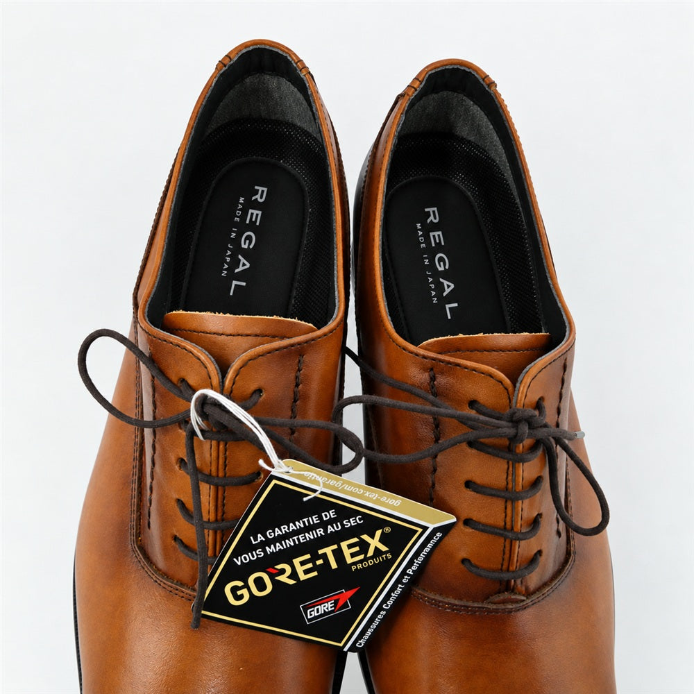 REGAL リーガル 35HR GORE-TEX ゴアテックス ストレートチップ ドレス ビジネス シューズ ブラウン系 ブラック系 25cm【新古品】【未使用】【中古】