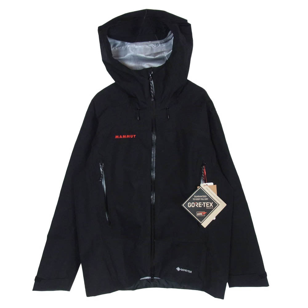 Mammut マムート 105284 Alpine Guide HS Hooded Jacket アルパイン ガイド ハードシェル フーデッドジャケット マウンテンパーカー ブラック系 M【新古品】【未使用】【中古】