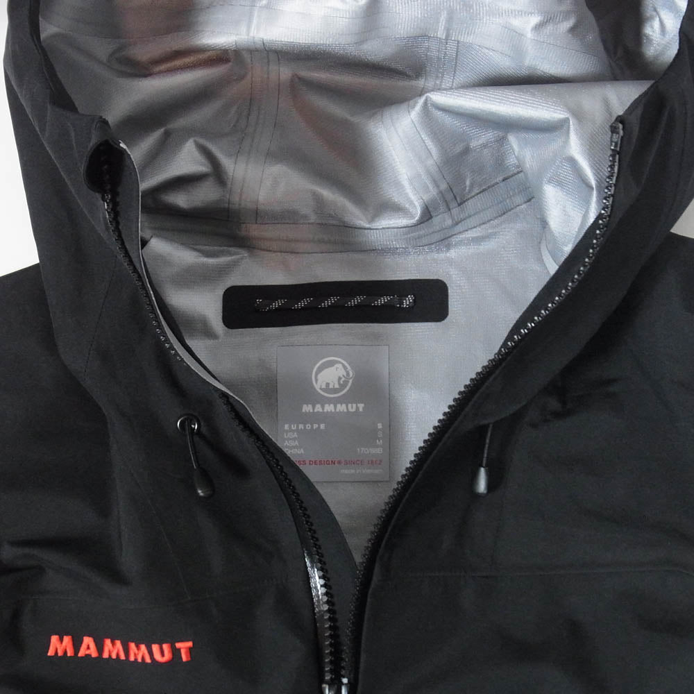 Mammut マムート 105284 Alpine Guide HS Hooded Jacket アルパイン ガイド ハードシェル フーデッドジャケット マウンテンパーカー ブラック系 M【新古品】【未使用】【中古】