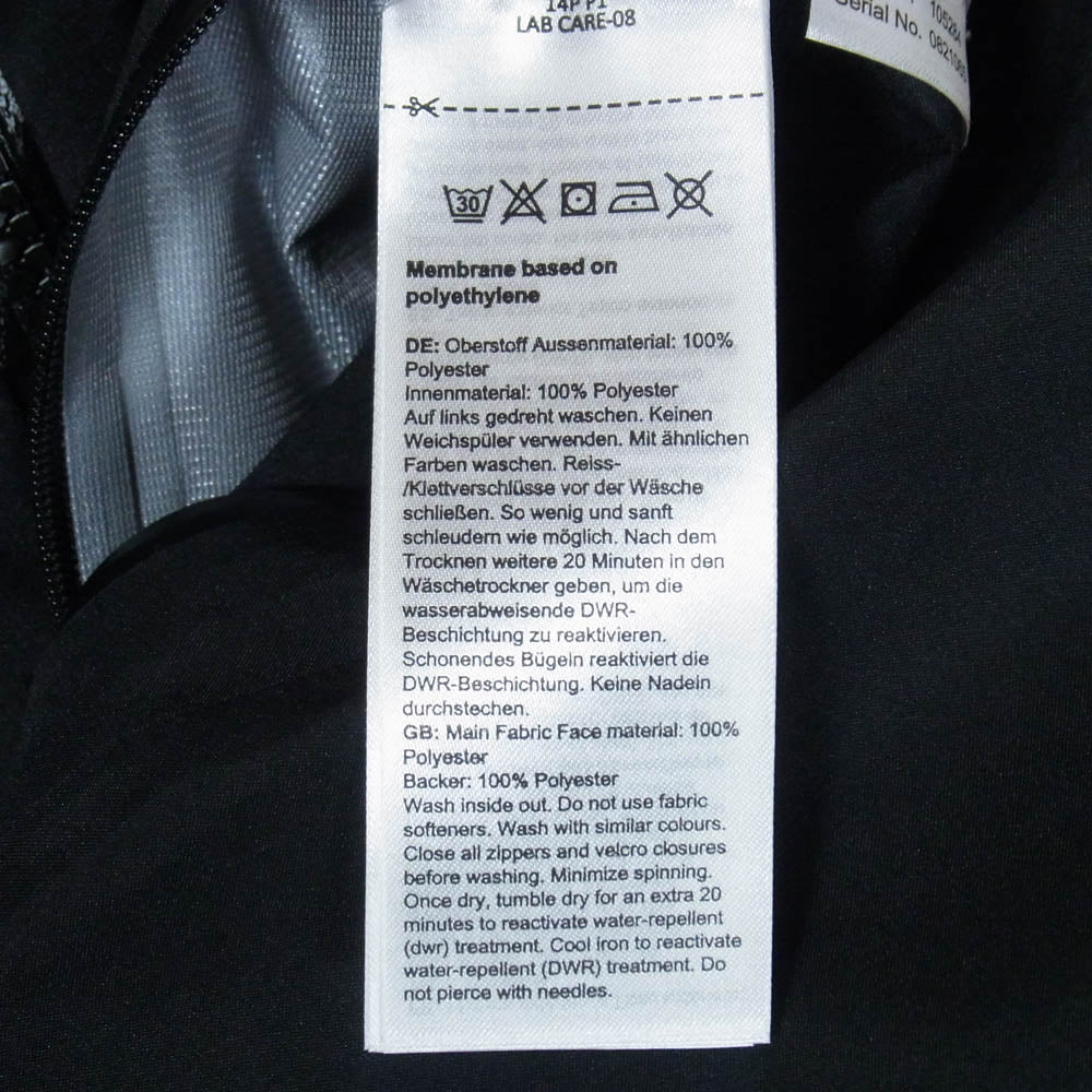 Mammut マムート 105284 Alpine Guide HS Hooded Jacket アルパイン ガイド ハードシェル フーデッドジャケット マウンテンパーカー ブラック系 M【新古品】【未使用】【中古】