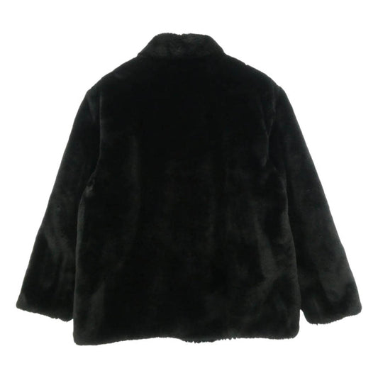 Supreme シュプリーム 21AW 2-Tone Faux Fur Shop Coat Black フェイク ファー ショップ コート ブラック系 S【中古】