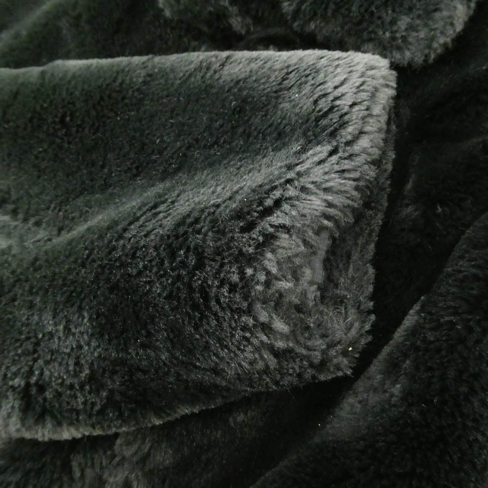 Supreme シュプリーム 21AW 2-Tone Faux Fur Shop Coat Black フェイク ファー ショップ コート ブラック系 S【中古】