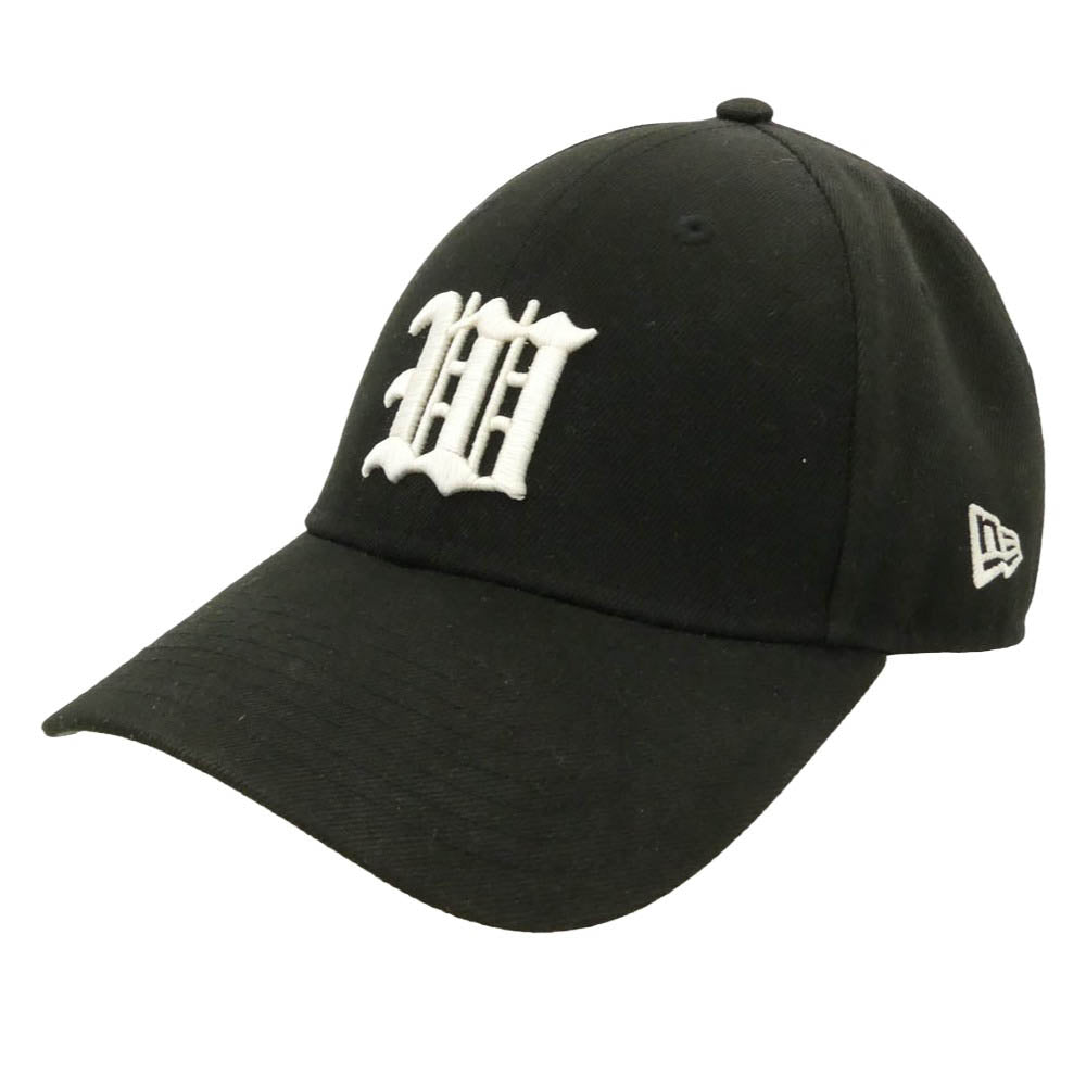 WACKO MARIA ワコマリア NEW ERA ニューエラ × NEW ERA 9FORTY ニューエラ 刺繍 キャップ 帽子 ブラック系【中古】