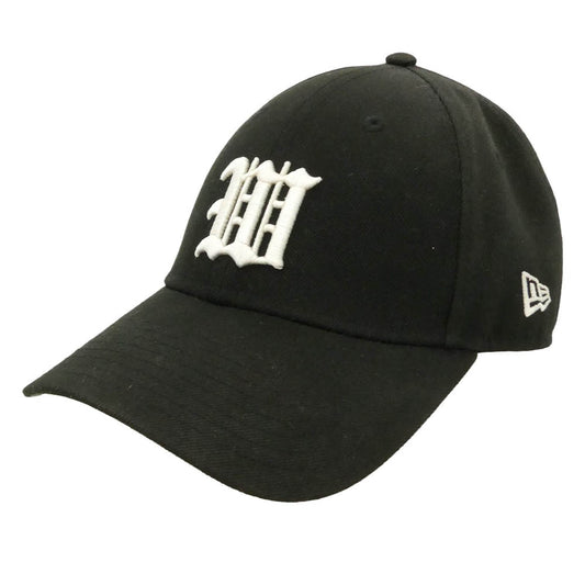 WACKO MARIA ワコマリア NEW ERA ニューエラ × NEW ERA 9FORTY ニューエラ 刺繍 キャップ 帽子 ブラック系【中古】