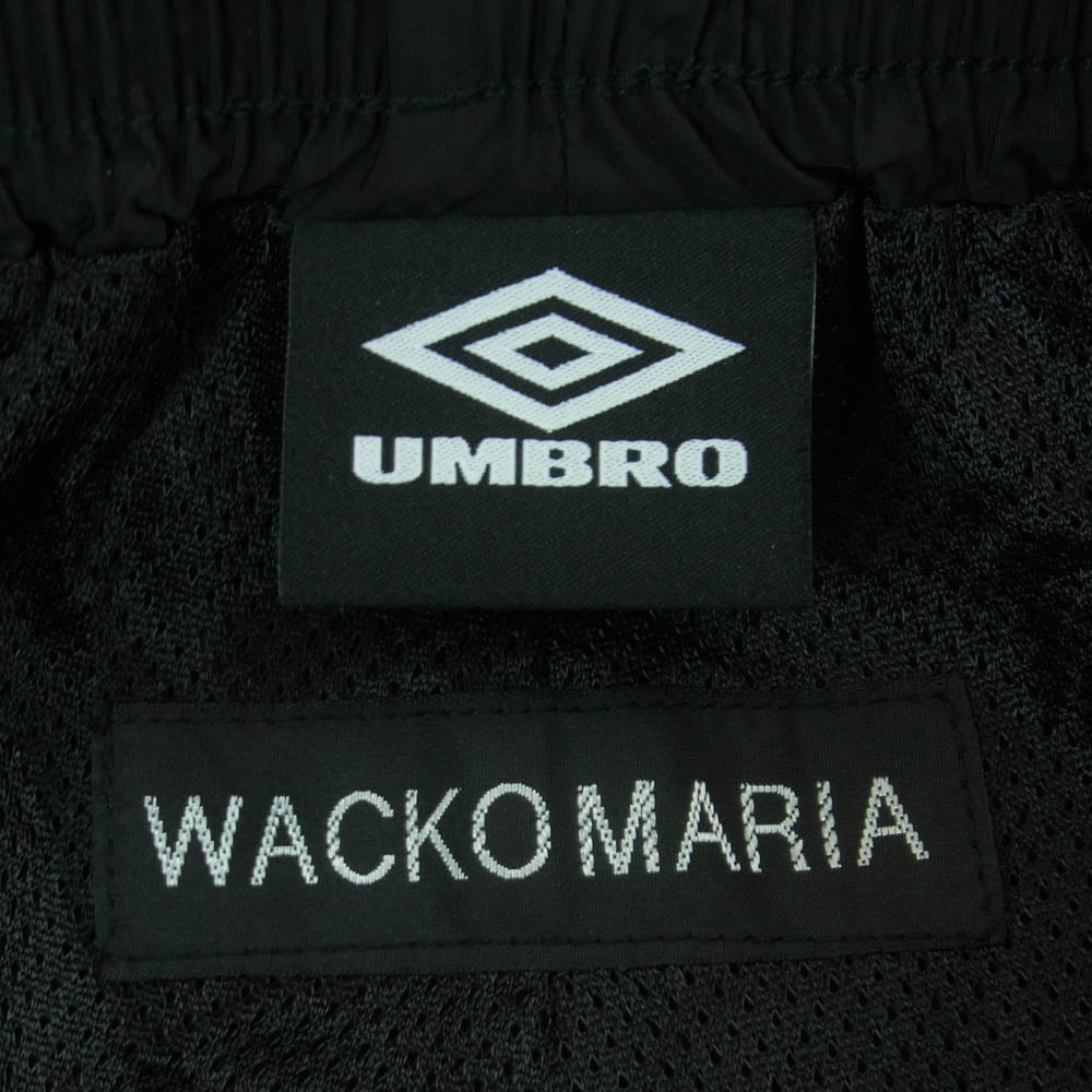 WACKO MARIA ワコマリア 26SS 26SS-WMO-UB02 UMBRO アンブロ TRACK PANTS トラック パンツ ブラック系 L【中古】