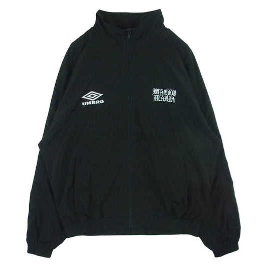WACKO MARIA ワコマリア 26SS 26SS-WMO-UB01 UMBRO アンブロ TRACK JACKET TYPE-1 トラック ジャケット ブルゾン ブラック系 L【中古】