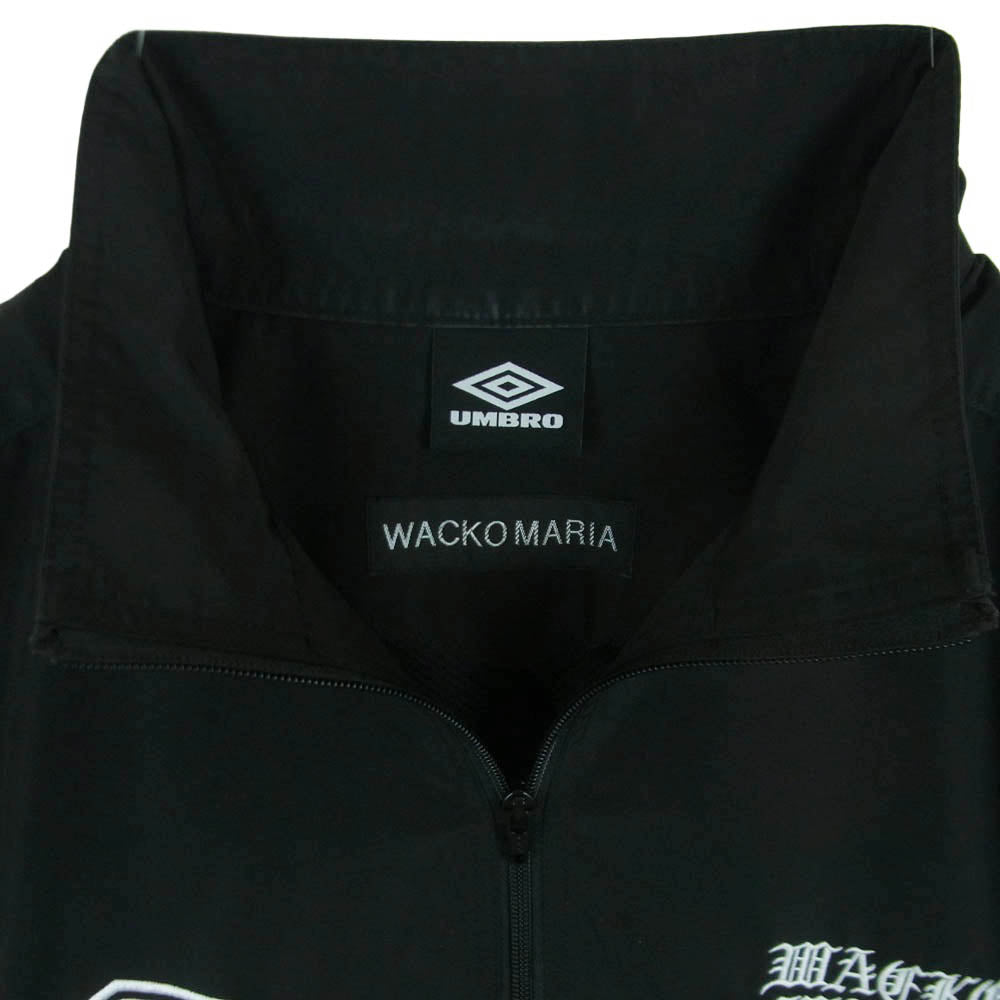 WACKO MARIA ワコマリア 26SS 26SS-WMO-UB01 UMBRO アンブロ TRACK JACKET TYPE-1 トラック ジャケット ブルゾン ブラック系 L【中古】