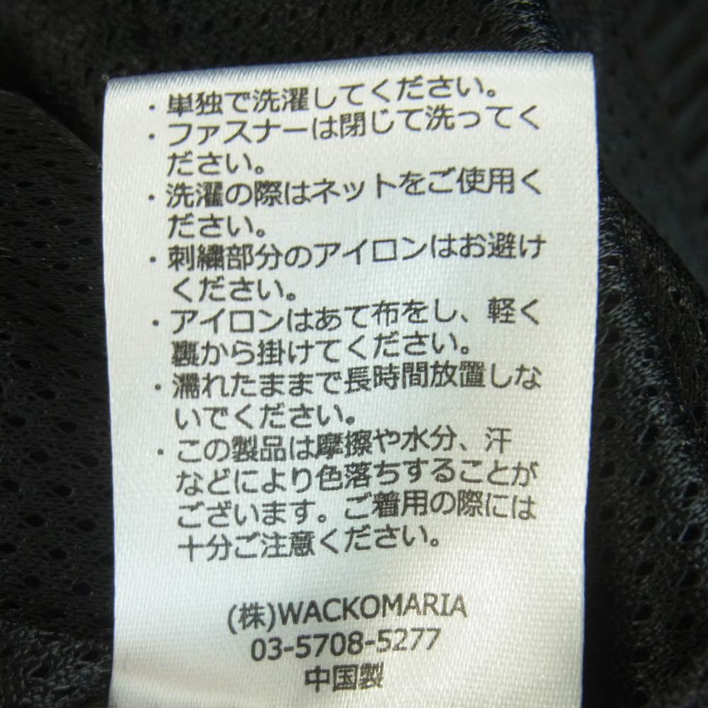 WACKO MARIA ワコマリア 26SS 26SS-WMO-UB01 UMBRO アンブロ TRACK JACKET TYPE-1 トラック ジャケット ブルゾン ブラック系 L【中古】