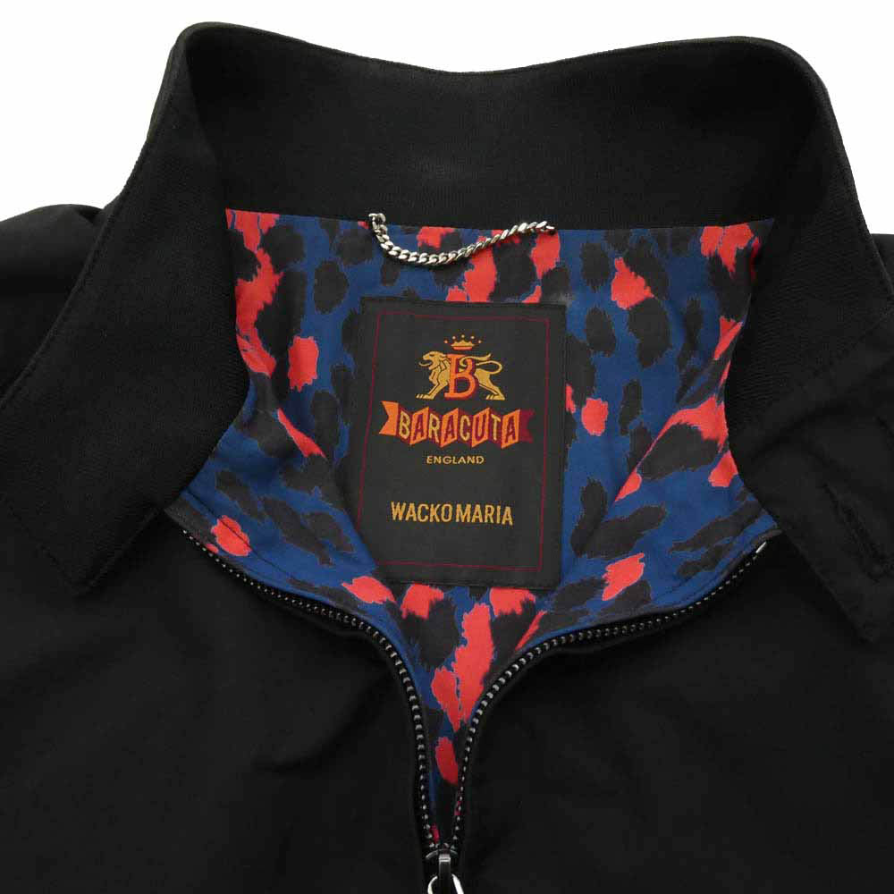 WACKO MARIA ワコマリア BARACUTA バラクータ 25SS 25SS-WMO-BC01 × BARACUTA バラクータ G9 HARRINGTON JACKET ハリントン ジャケット ブルゾン ブラック系 XL【中古】