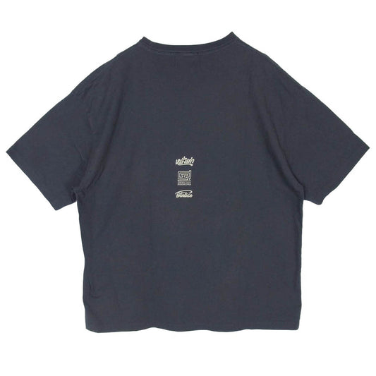 ヤンガオ x Srirajah Rockers x Totalize フロントプリント 半袖 Tシャツ カットソー チャコール系 XL【中古】