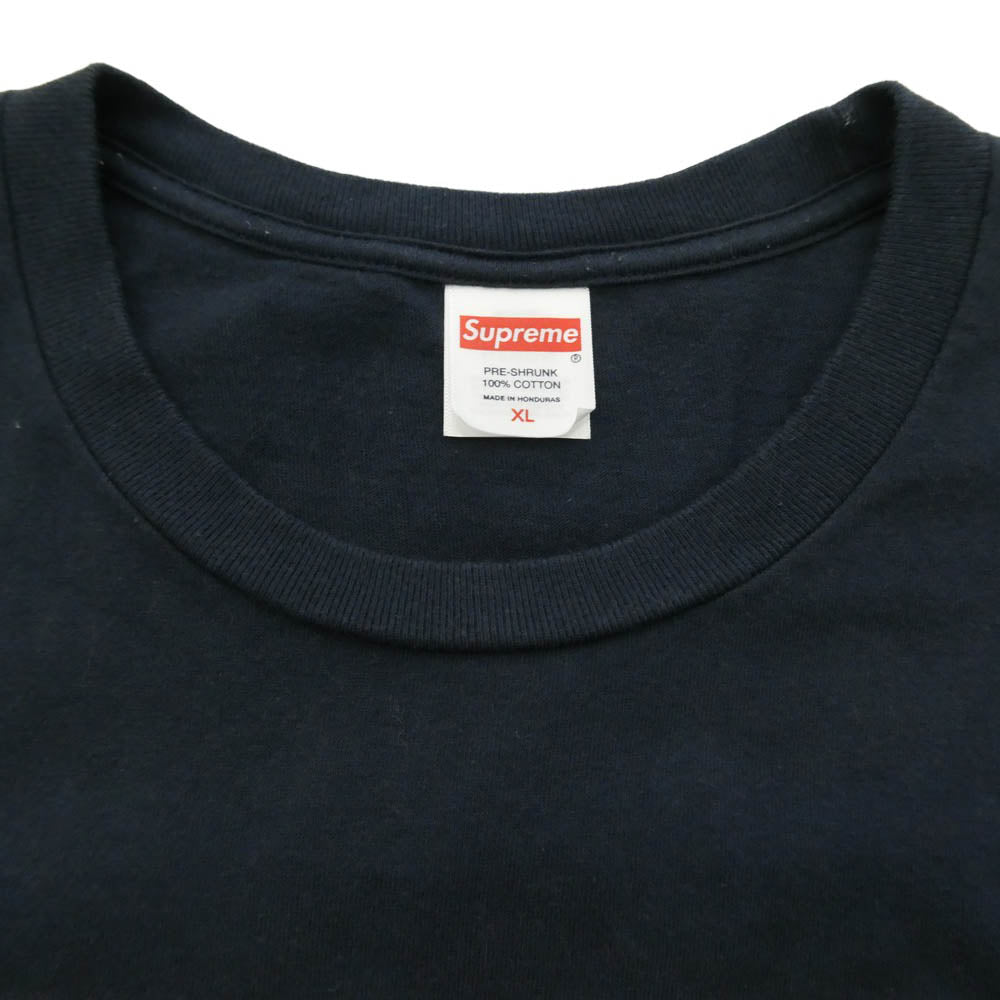 Supreme シュプリーム 24AW Tyler The Creator Tee タイラー ザ クリエイター フォトプリント Ｔシャツ 半袖カットソー ネイビー系 XL【中古】