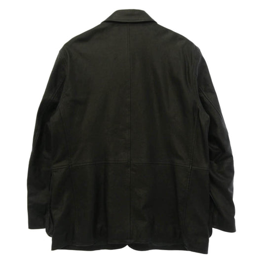 AURALEE オーラリー 26SS A26SB01BL TEXTURED LAMB LEATHER BLOUSON レザー ブルゾン ジャケット ブラウン系 4【極上美品】【中古】