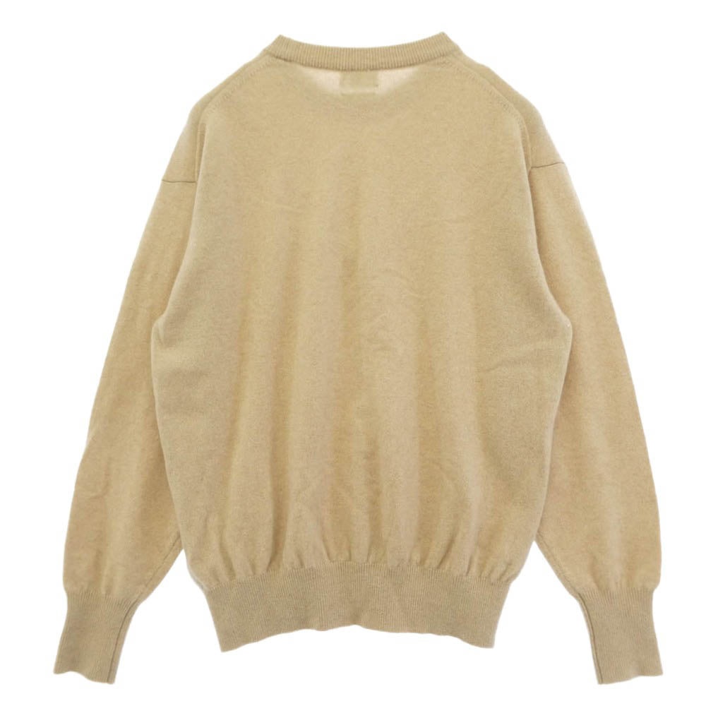 ヘリル 25AW 25-080-HL-8050-30 Golden Cash Pullover ゴールデンキャッシュ カシミヤ100% プルオーバー ニット ベージュ系 1【中古】