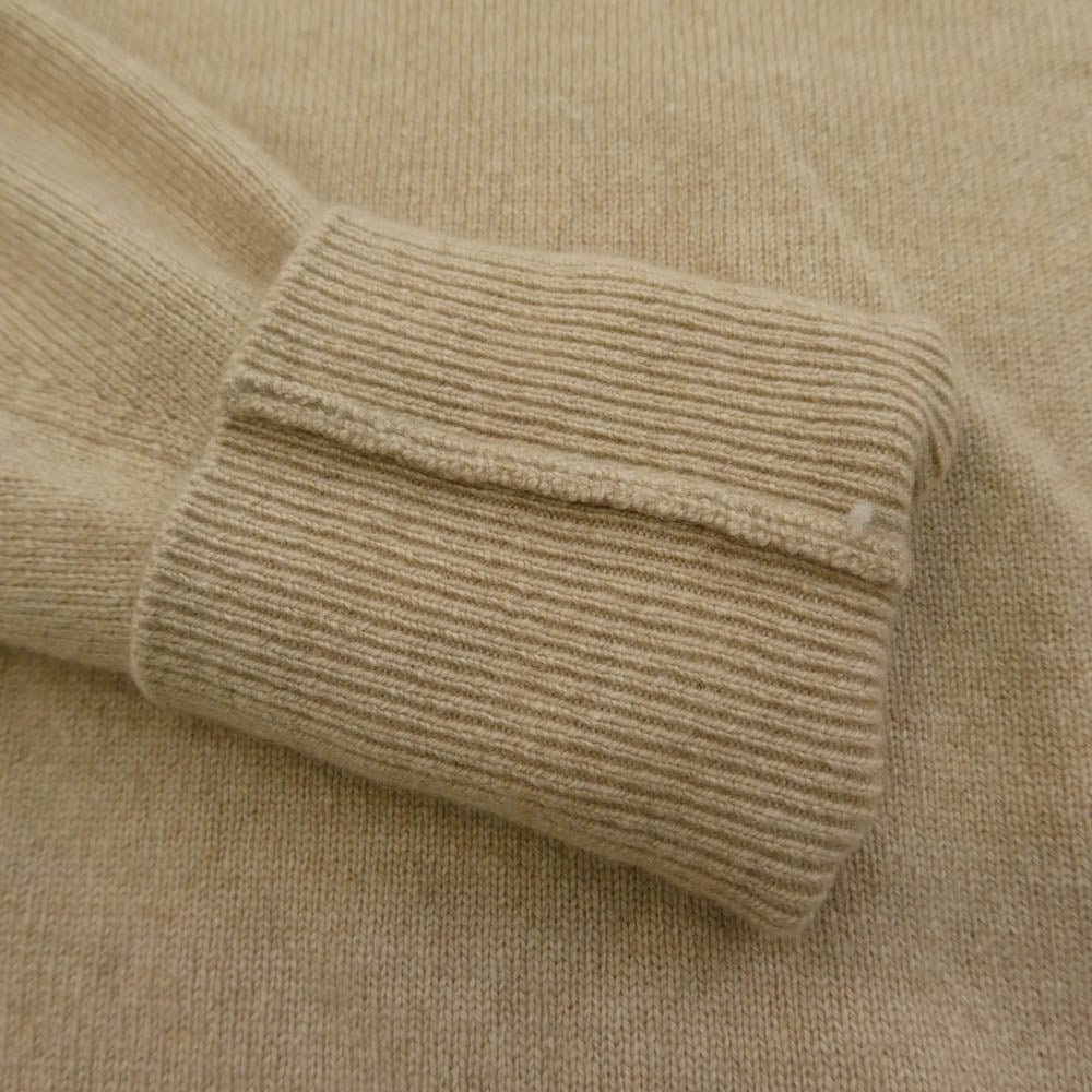 ヘリル 25AW 25-080-HL-8050-30 Golden Cash Pullover ゴールデンキャッシュ カシミヤ100% プルオーバー ニット ベージュ系 1【中古】
