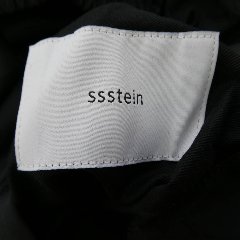 ssstein シュタイン 26SS ST.1386 SHRUNK NYLON OVERSIZED FIGHT JACKET ナイロン オーバーサイズ ジャケット ブラック系 S【中古】