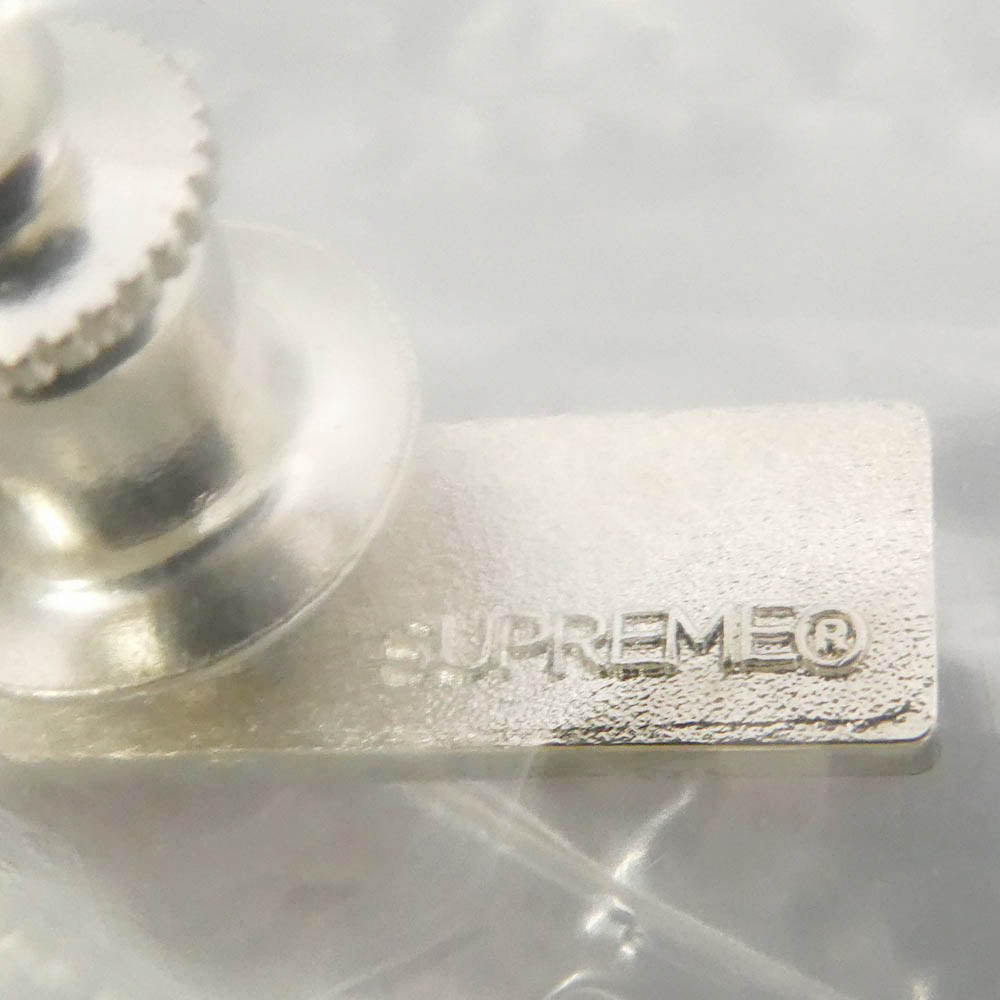 Supreme シュプリーム 19AW 1-800 Pin ロゴ ピン ピンバッチ ピンズ レッド レッド系【新古品】【未使用】【中古】