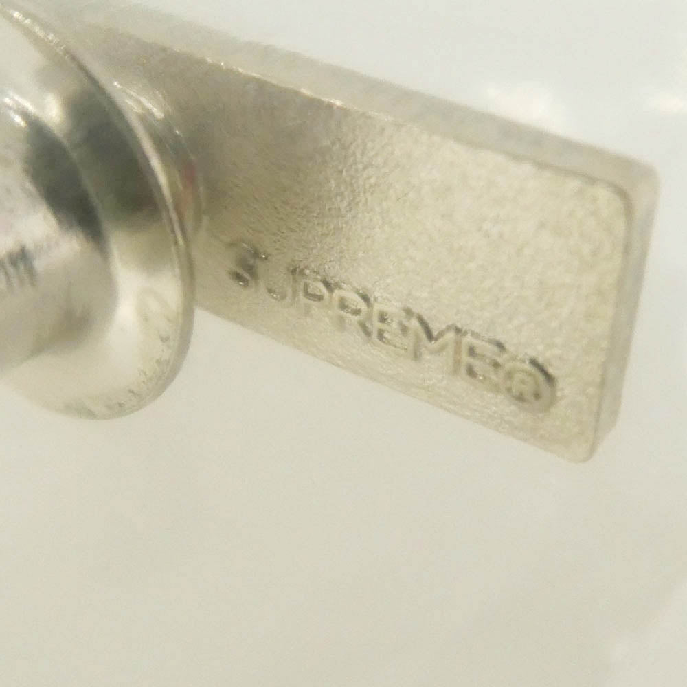 Supreme シュプリーム 19AW 1-800 Pin ロゴ ピン ピンバッチ ピンズ ブルー ブルー系【新古品】【未使用】【中古】