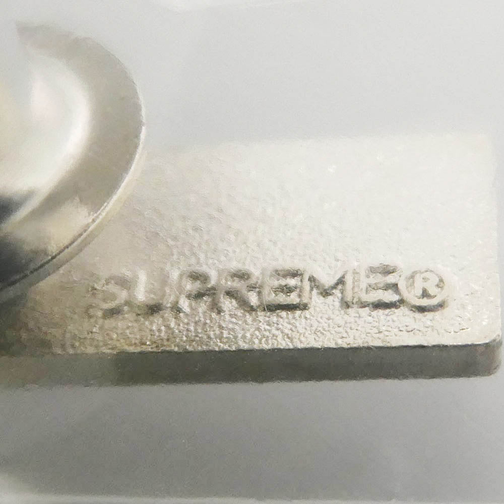 Supreme シュプリーム 19AW 1-800 Pin ロゴ ピン ピンバッチ ピンズ ブラック ブラック系【新古品】【未使用】【中古】