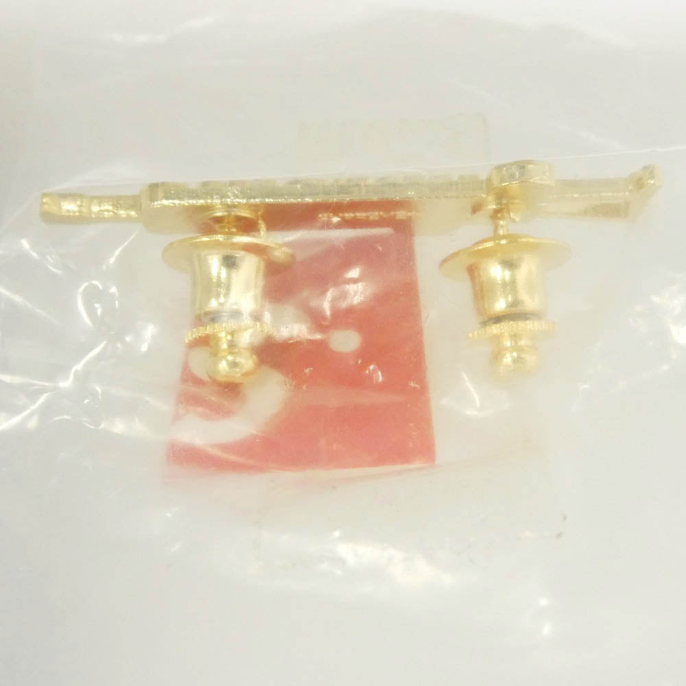 Supreme シュプリーム 17SS Automatic Pin 自動小銃 マシンガン ピンバッチ ピンズ ゴールド系【新古品】【未使用】【中古】