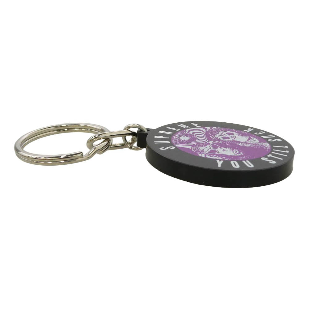 Supreme シュプリーム 16SS You Still Suck Keychain ユー スティル サック ラバー キーチェーン キーホルダー ホワイト ブラック 2個セット ブラック系 ホワイト系【新古品】【未使用】【中古】