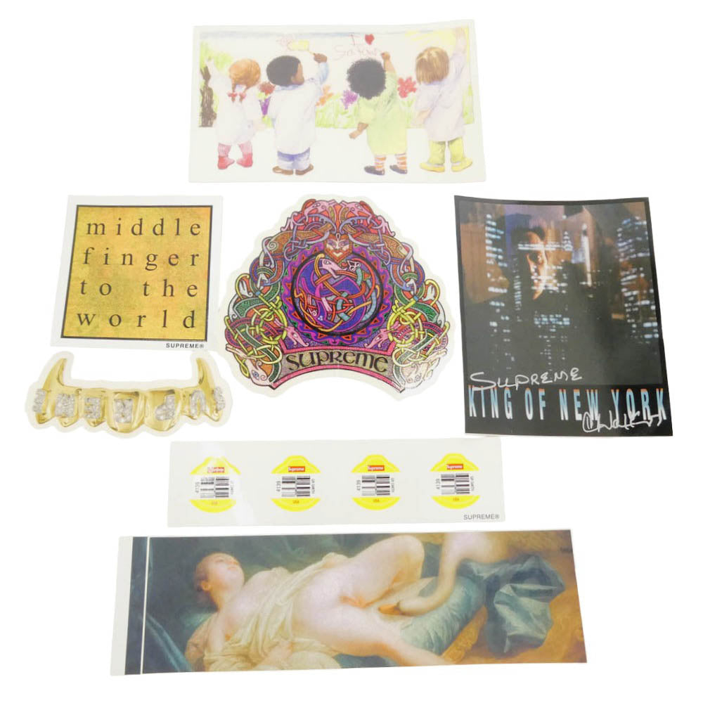Supreme シュプリーム 19SS STICKER SET ステッカー 7枚 セット【新古品】【未使用】【中古】