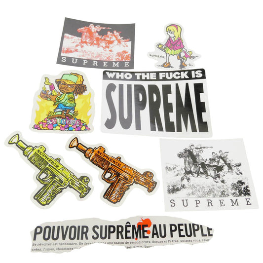 Supreme シュプリーム 19SS STICKER SET ステッカー 8枚 セット【新古品】【未使用】【中古】